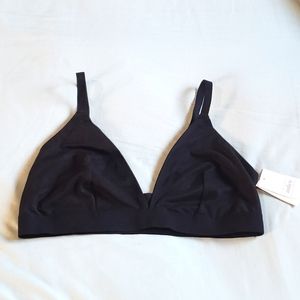 AUDEN NWT Black Unlined Bralette Women's size Large.